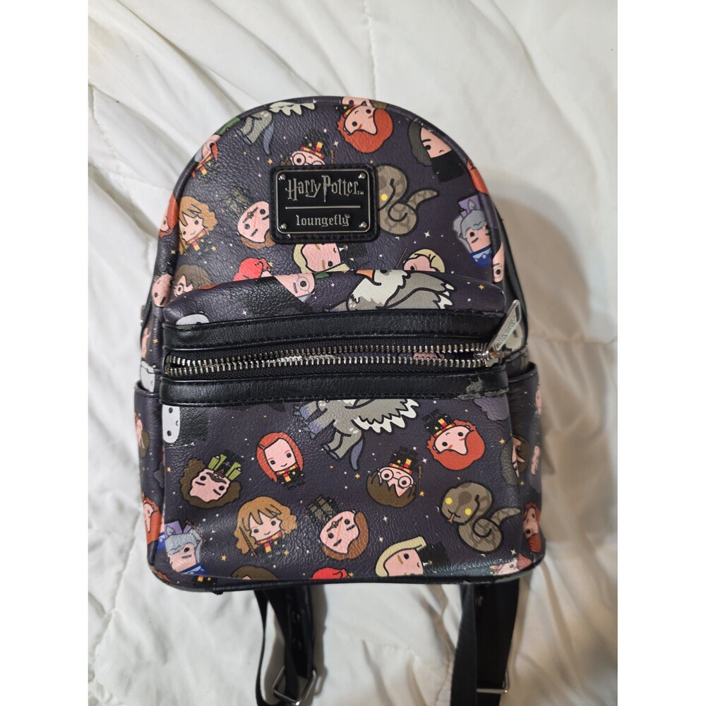 Loungefly Harry Potter chibi character print mini backpack bookbag purse bag!